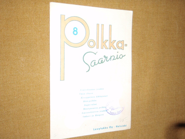 POLKKA-saarnio (polkkayhtye yrjö saarnion esit:kappaleita) 8